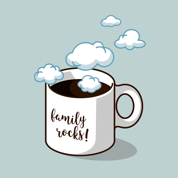 Nubes en mi café
